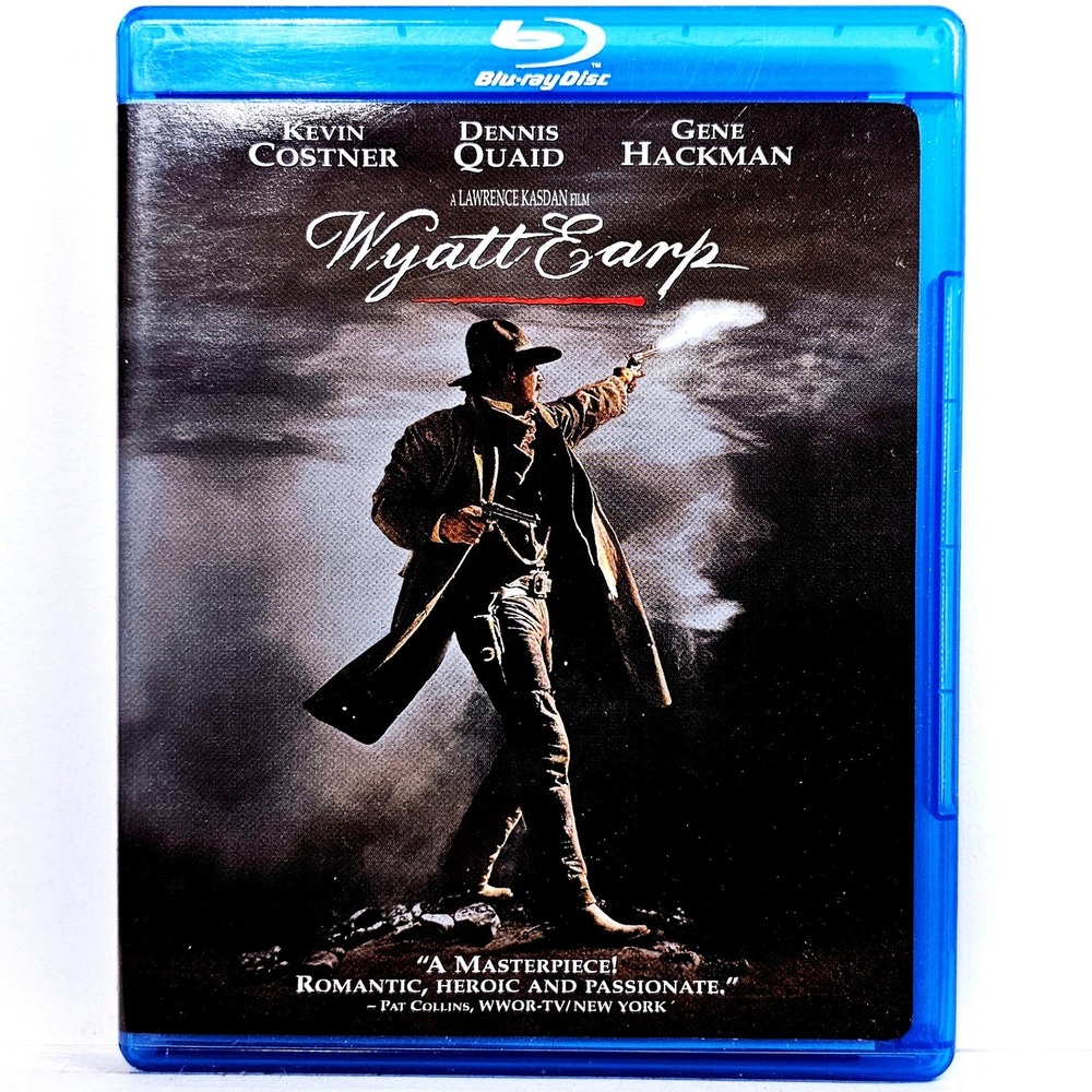 Wyatt‎ Earp Blu-ray Kevin Costner Dennis Quaid Western Warner Bros 1994 2007